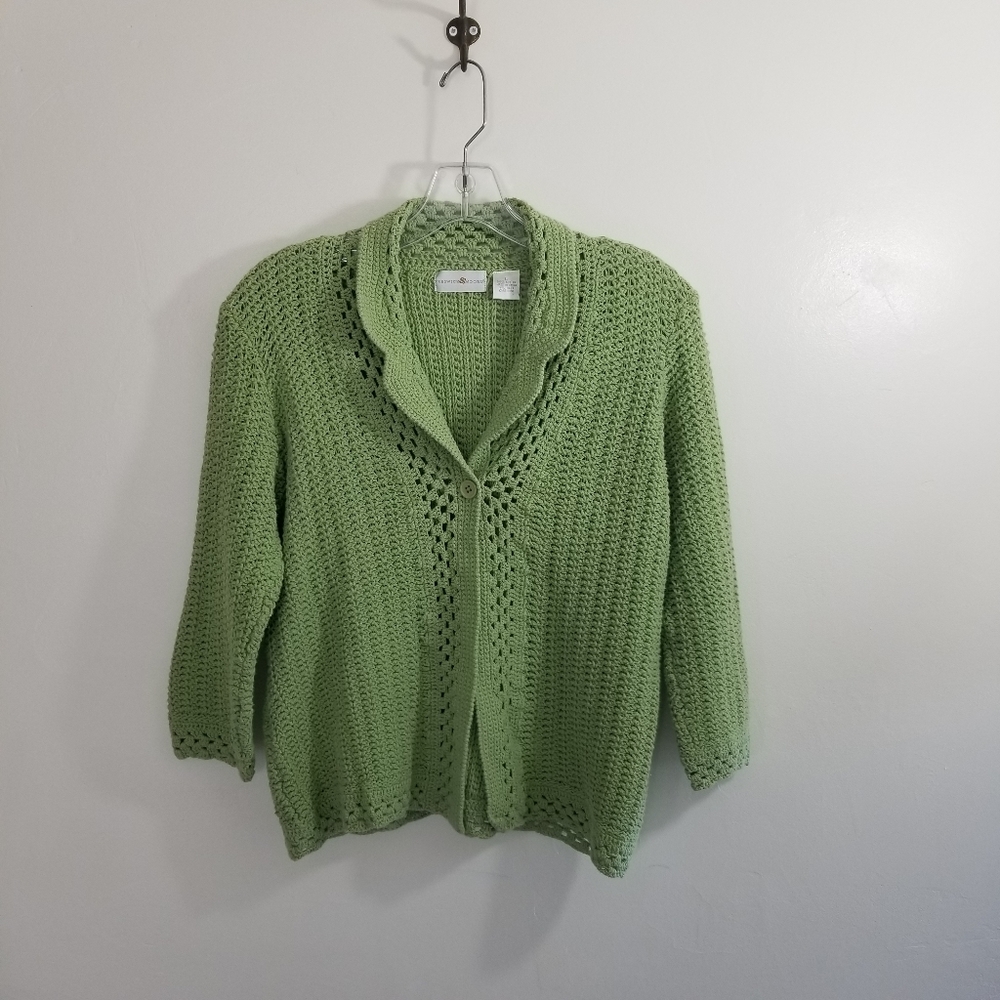 Spring Green Preswick & Moore Sweater